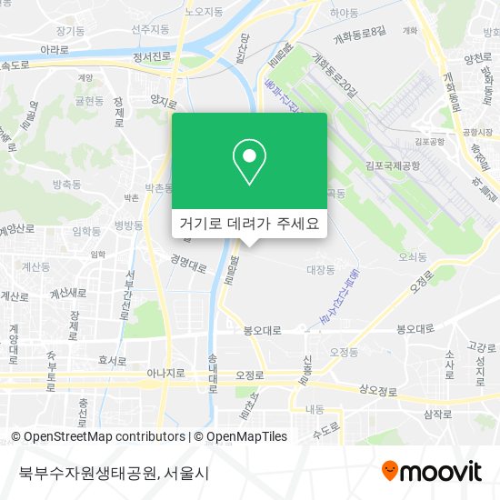 북부수자원생태공원 지도