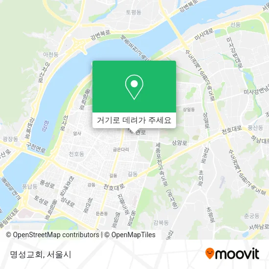 명성교회 지도