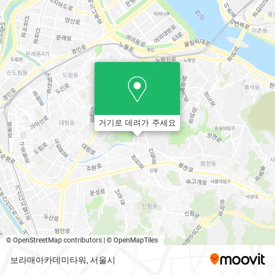 보라매아카데미타워 지도
