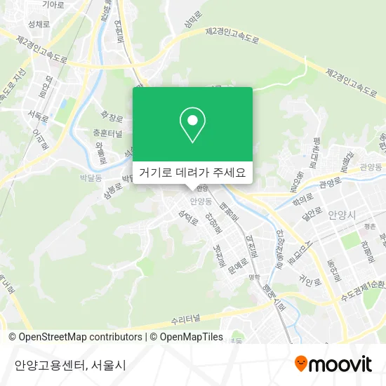 안양고용센터 지도