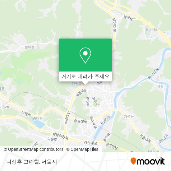 너싱홈 그린힐 지도