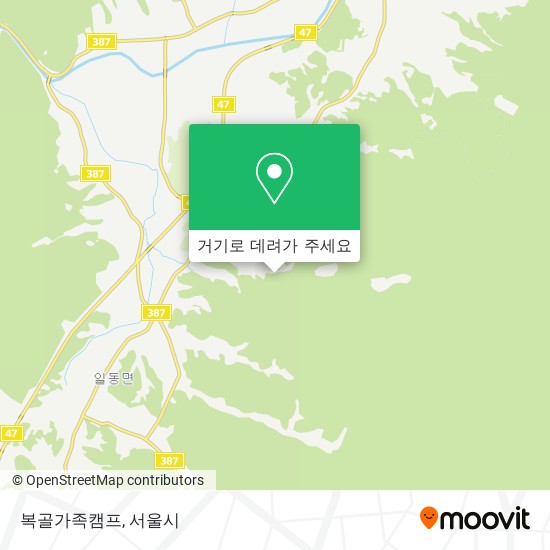 복골가족캠프 지도