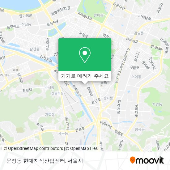 문정동 현대지식산업센터 지도