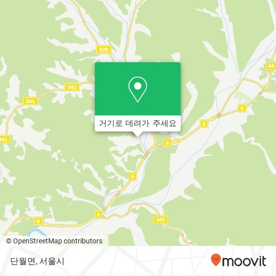 단월면 지도