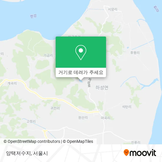 양택저수지 지도