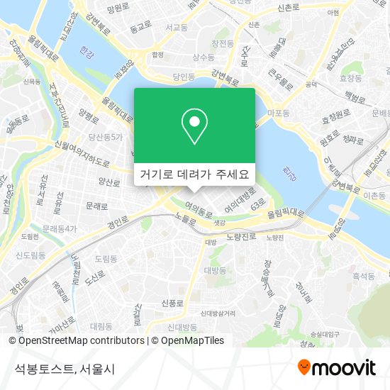 석봉토스트 지도