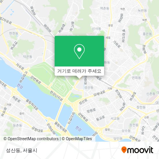 성산동 지도