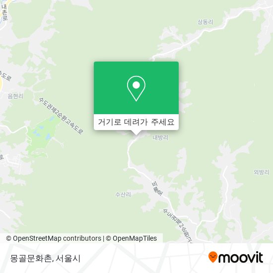 몽골문화촌 지도