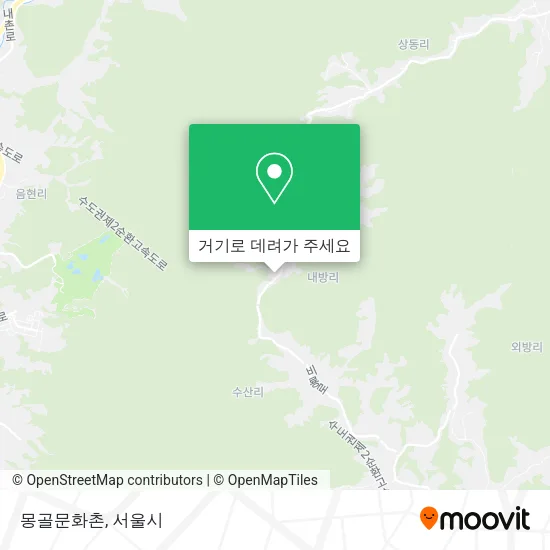 몽골문화촌 지도