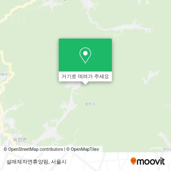 설매재자연휴양림 지도
