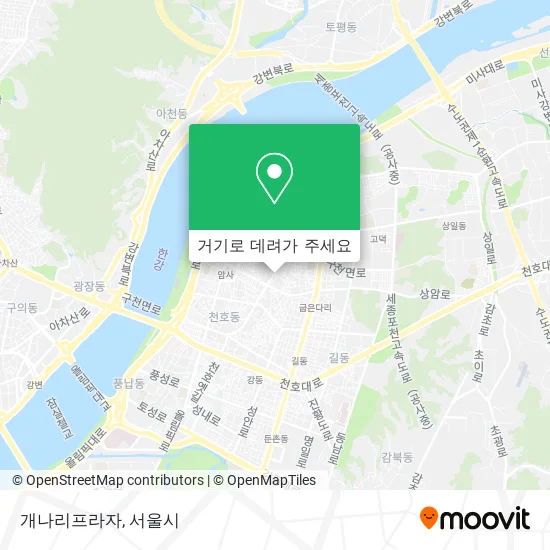 개나리프라자 지도