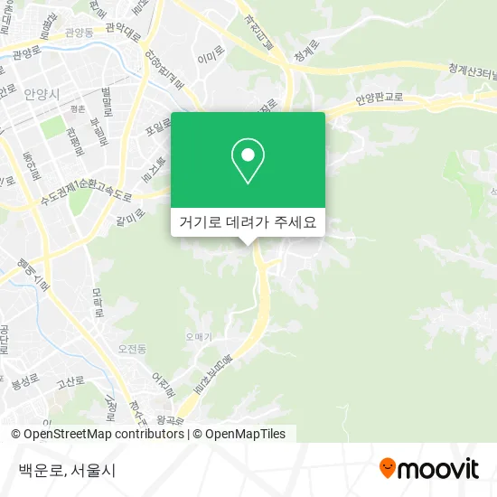 백운로 지도