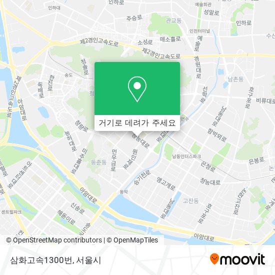 삼화고속1300번 지도