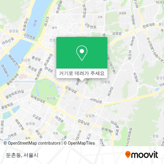 둔촌동 지도