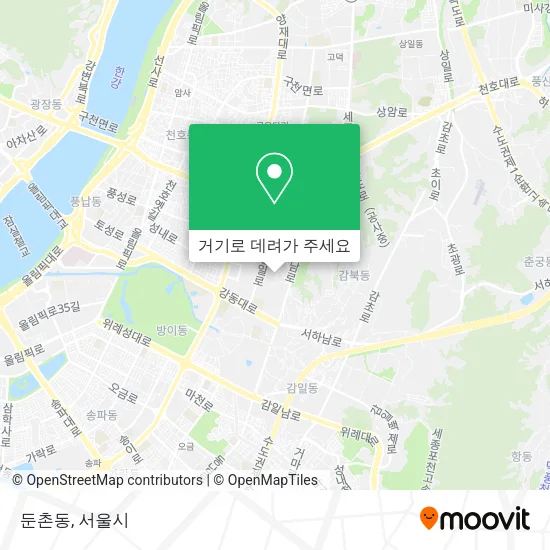 둔촌동 지도