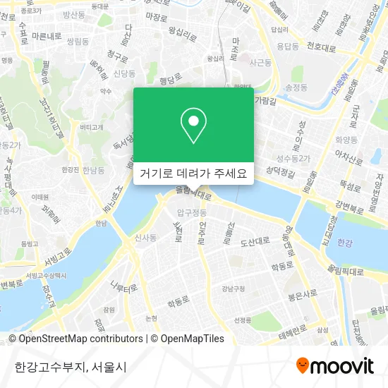 한강고수부지 지도