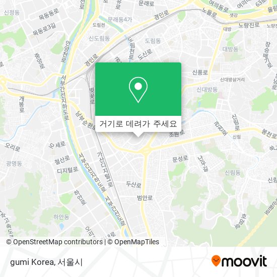 gumi Korea 지도