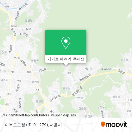 이북오도청 (ID: 01-279) 지도