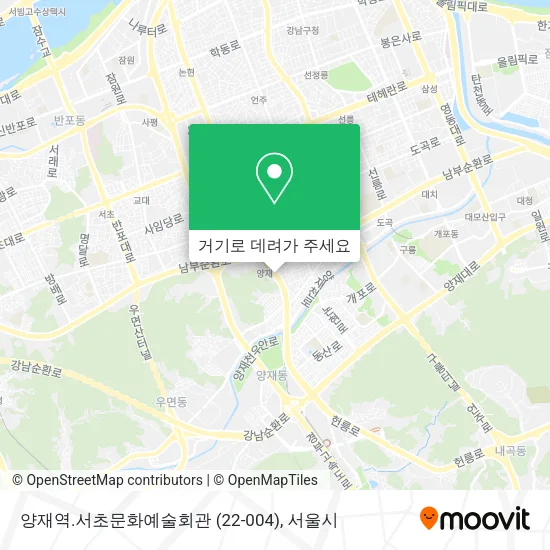 양재역.서초문화예술회관 (22-004) 지도
