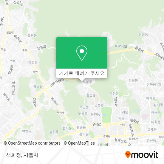 석파정 지도