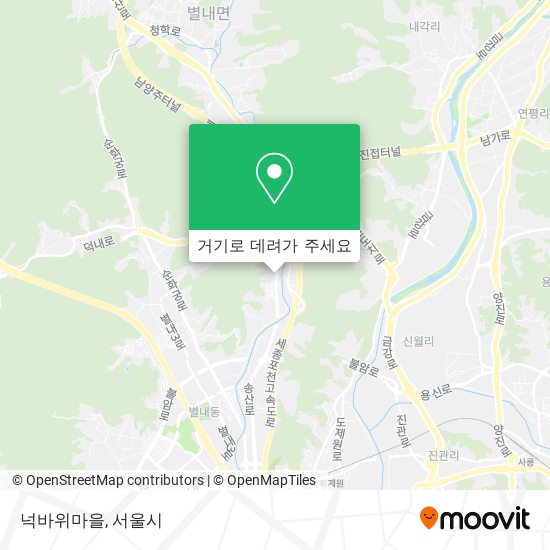 넉바위마을 지도