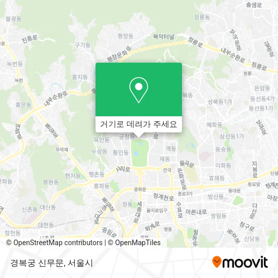 경복궁 신무문 지도