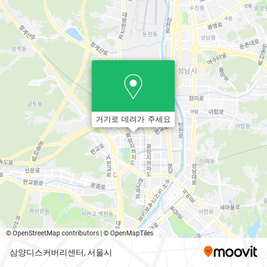 삼양디스커버리센터 지도