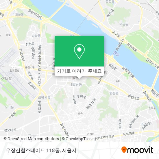 우장산힐스테이트 118동 지도
