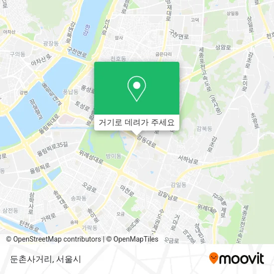 둔촌사거리 지도