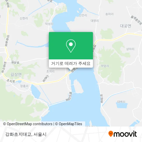 강화초지대교 지도