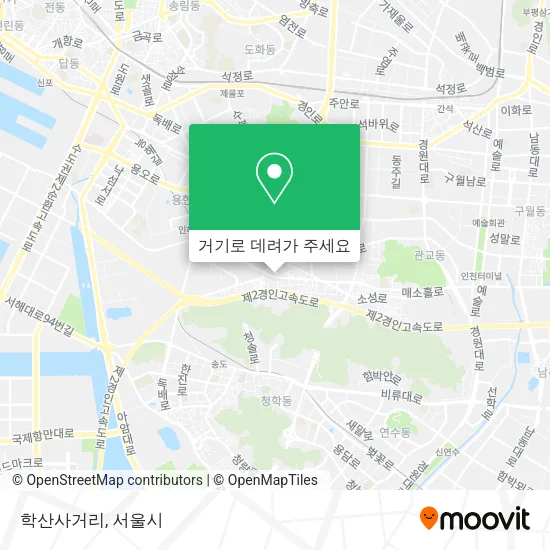 학산사거리 지도