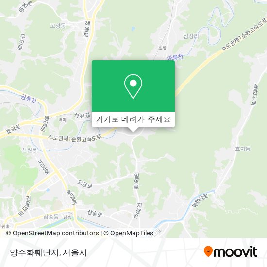양주화훼단지 지도