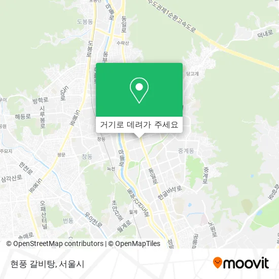현풍 갈비탕 지도