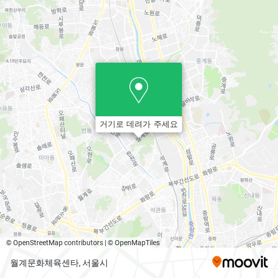 월계문화체육센타 지도