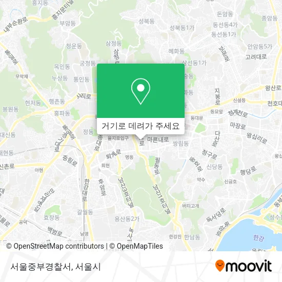 서울중부경찰서 지도
