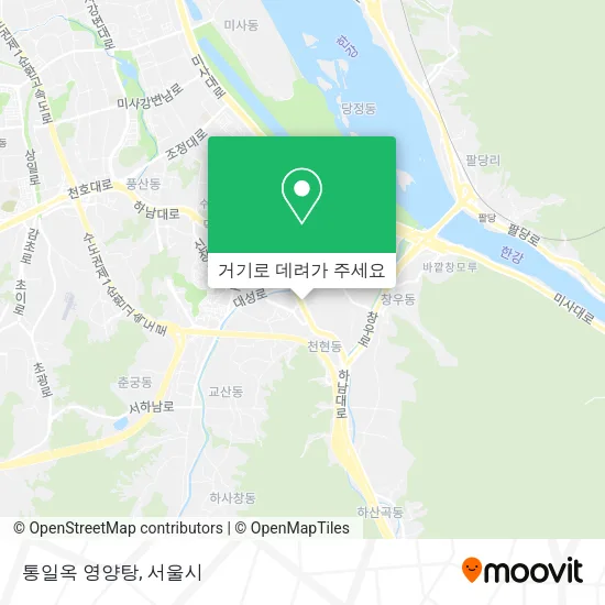 통일옥 영양탕 지도