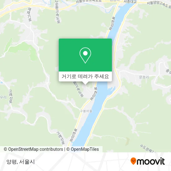 양평 지도