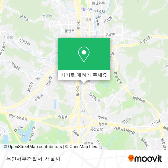 용인서부경찰서 지도