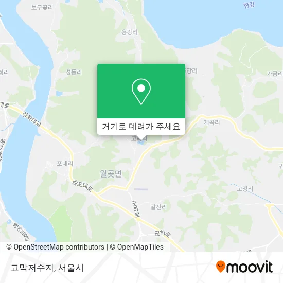 고막저수지 지도