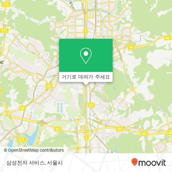 삼성전자 서비스 지도