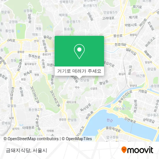 금돼지식당 지도