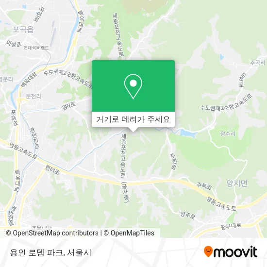 용인 로뎀 파크 지도