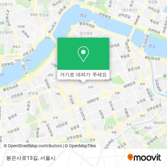 봉은사로13길 지도