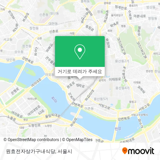 원효전자상가구내식당 지도