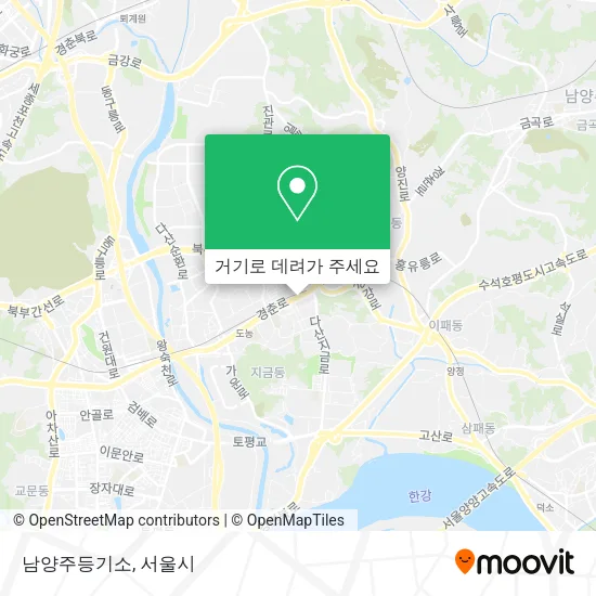 남양주등기소 지도