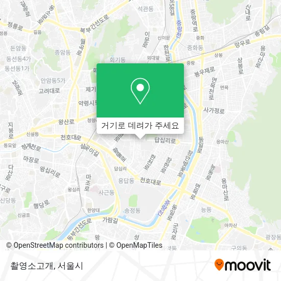 촬영소고개 지도
