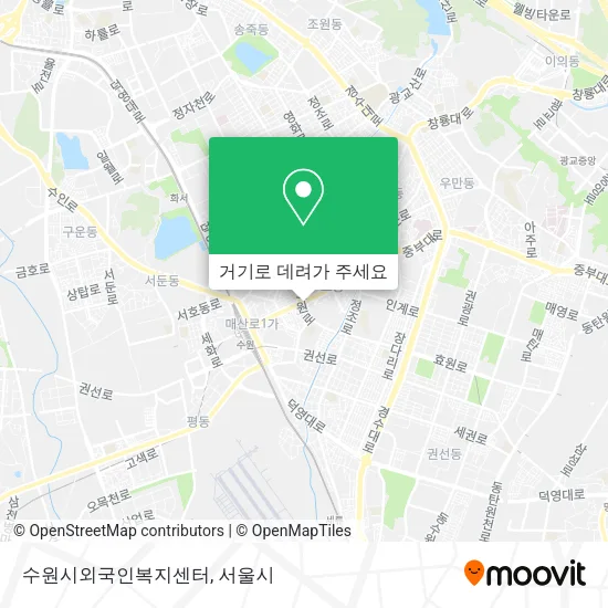 수원시외국인복지센터 지도