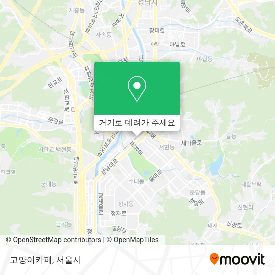 고양이카페 지도