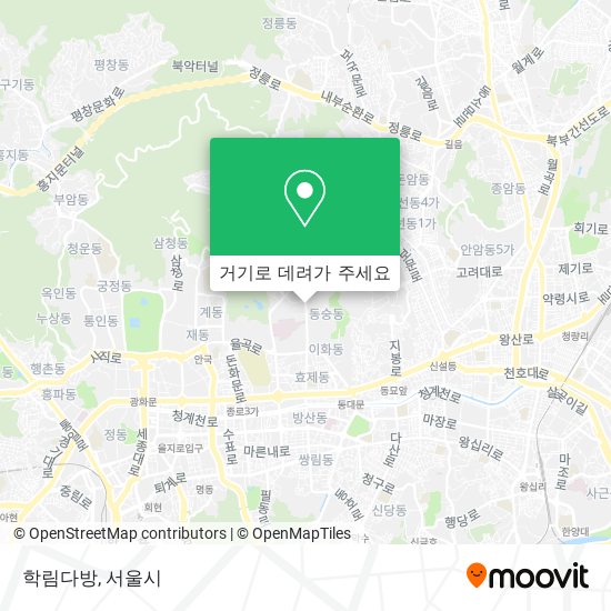 학림다방 지도