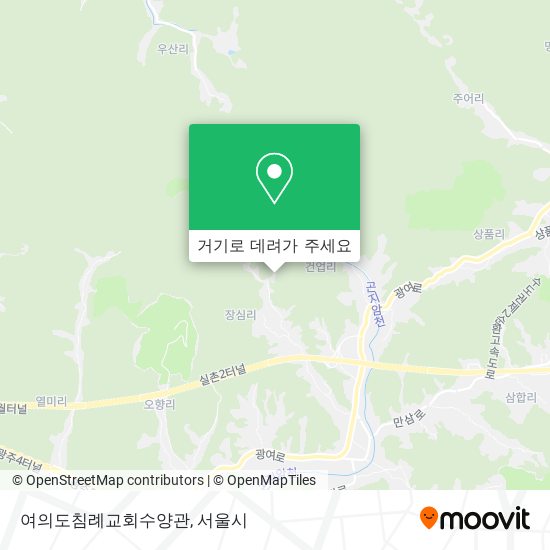 여의도침례교회수양관 지도